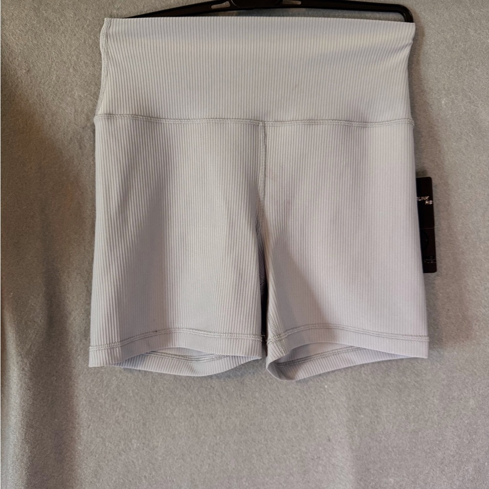 Women's Gray High-Waisted Shorts